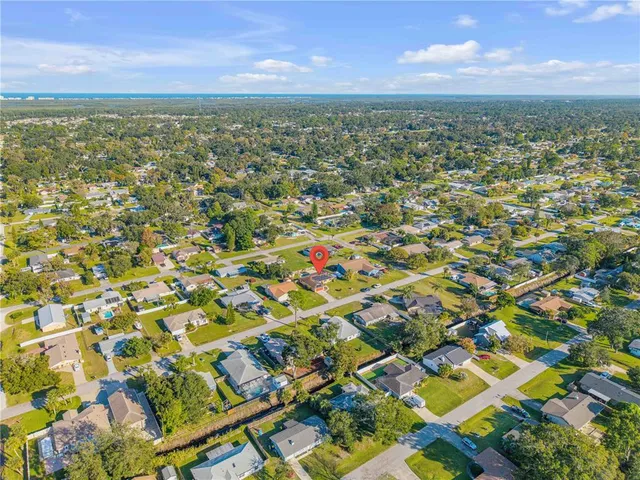 a view of city and mountain