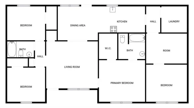 a picture of a bathroom with a shower