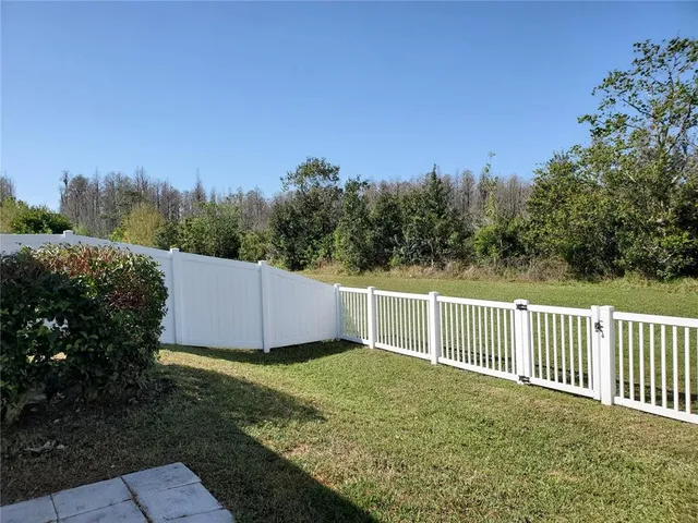 a front view of a garden