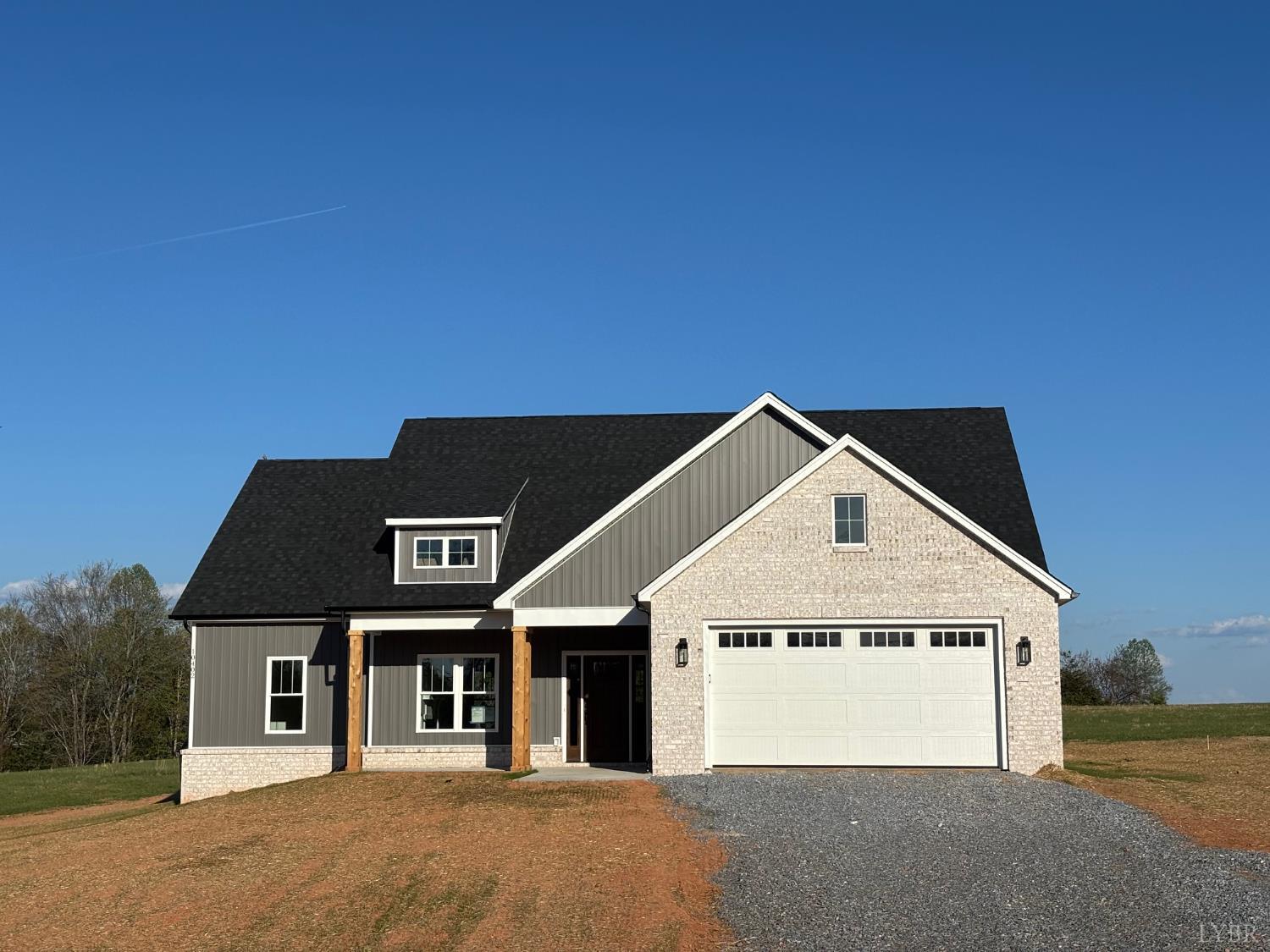 10402 Leesville Road Lynch Station, VA 24571 - Photo 42 of 45 a front view of a house with a garage