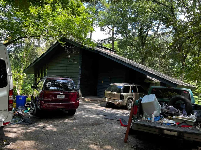 a room with musical instruments