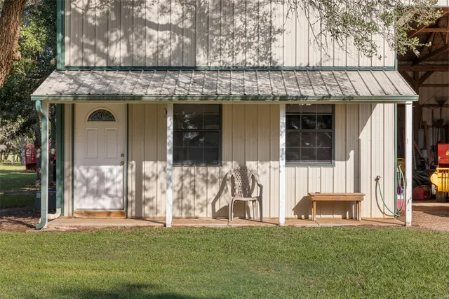 a view of a entryway front of house