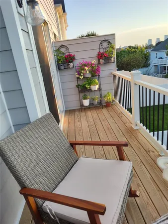 a view of deck and a patio