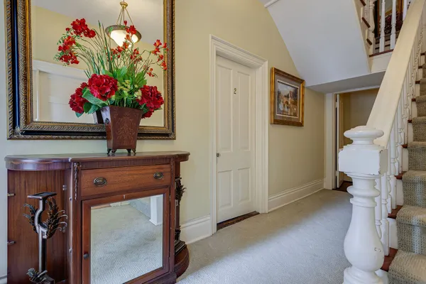 a view of living room with a furniture