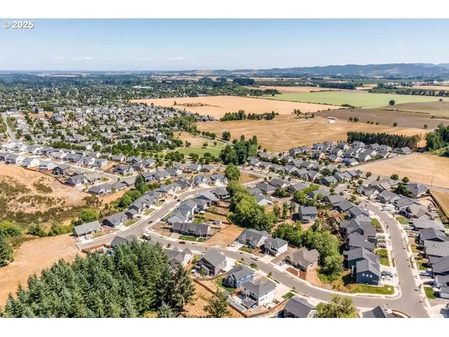 a view of a city and ocean view