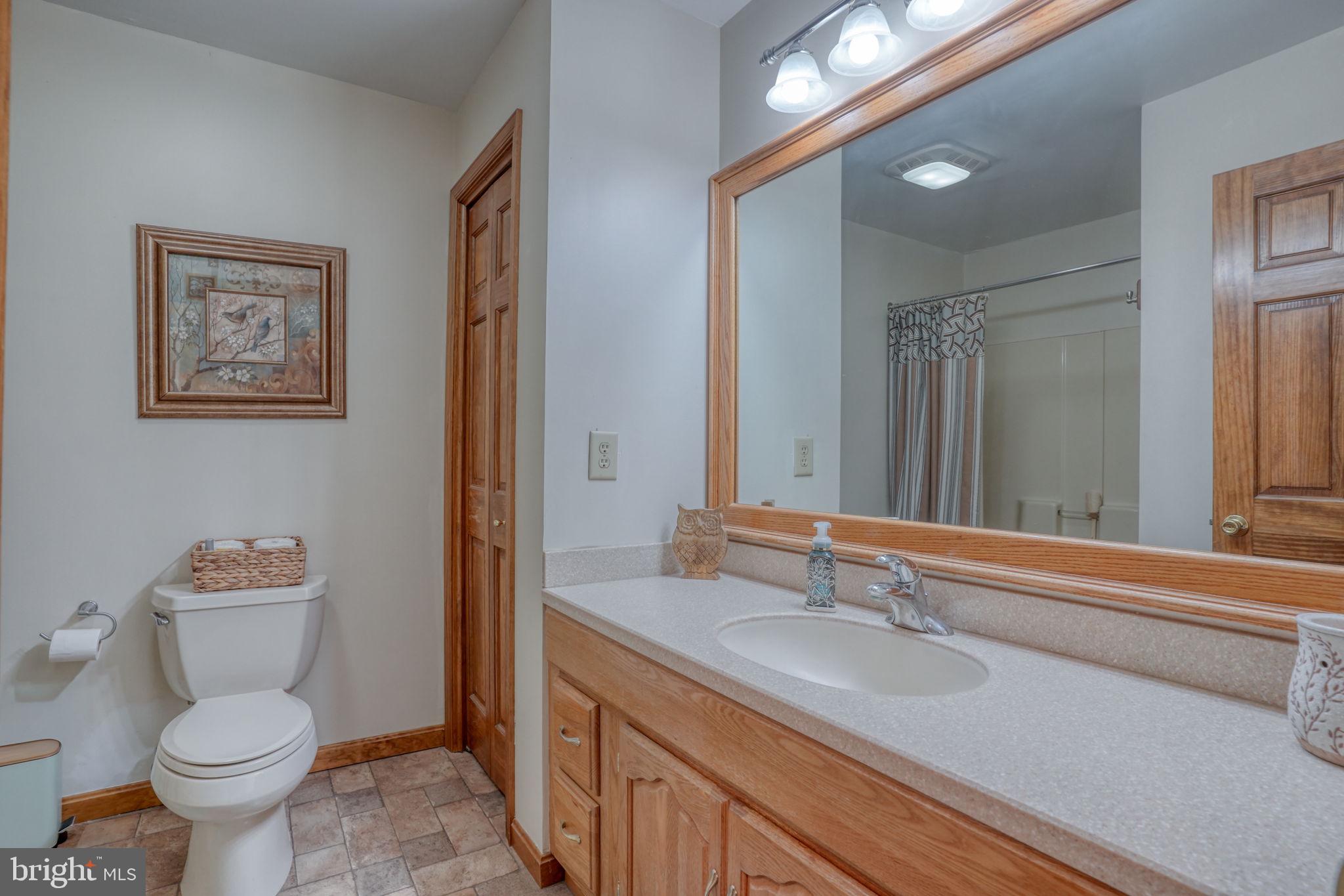 6420 Pearsons Corner Road Dover, DE 19904 - Photo 27 of 54 a bathroom with a toilet sink and mirror