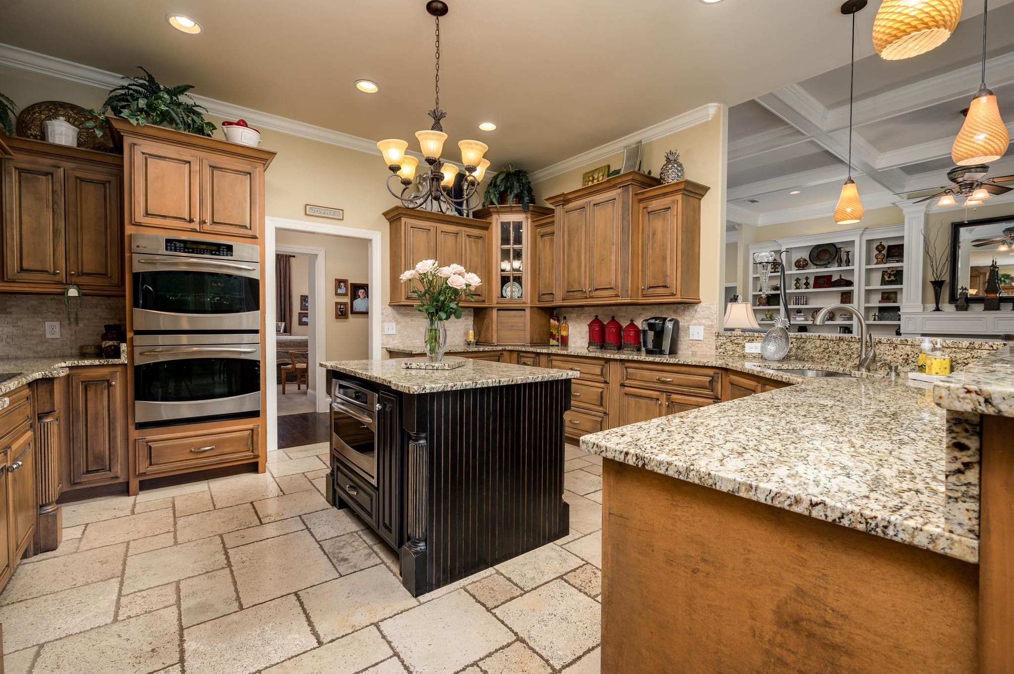 6201 Windrow Road Rockvale, TN 37153 - Photo 3 of 49 a kitchen with stainless steel appliances granite countertop a sink and cabinets