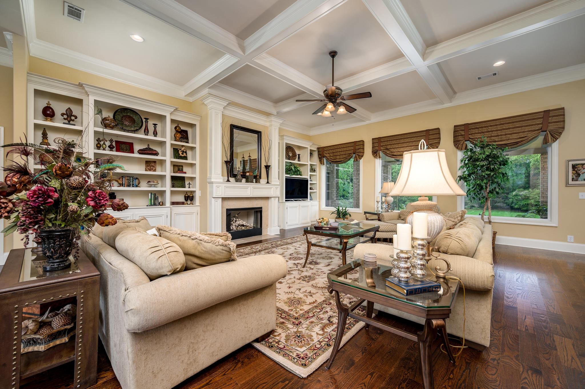 6201 Windrow Road Rockvale, TN 37153 - Photo 5 of 49 a living room with furniture fireplace and a large window