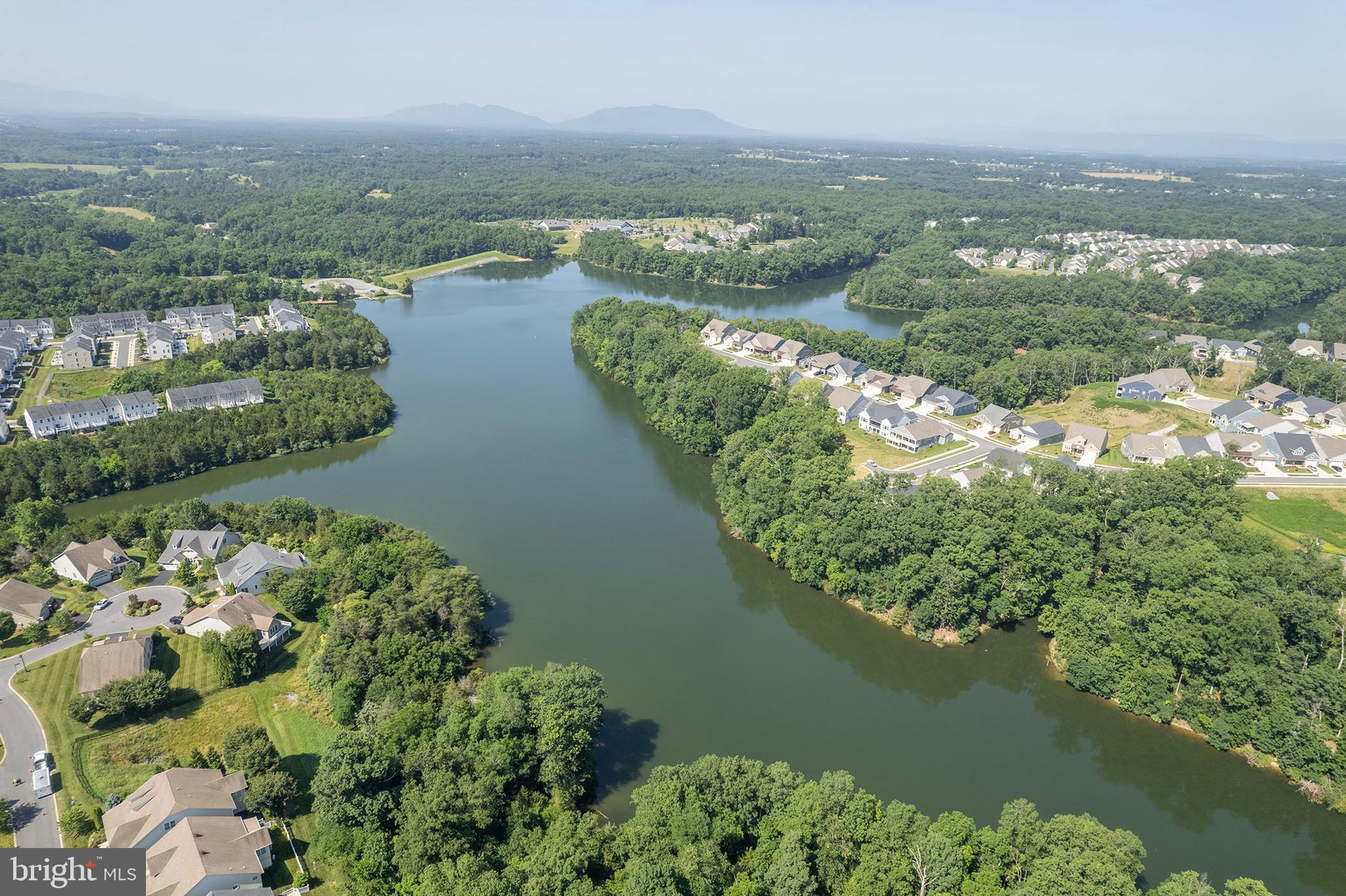 102 Phacelia Way Lake Front Royal, VA 22630 - Photo 29 of 29 an aerial view of river residential house with outdoor space and river