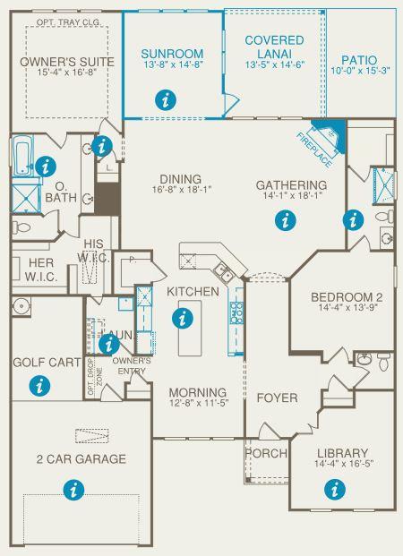 1032 Coffee Ridge, Unit 208 Spring Hill, TN 37174 - Photo 28 of 28 Floor Plan - 2775 SF on 1 level