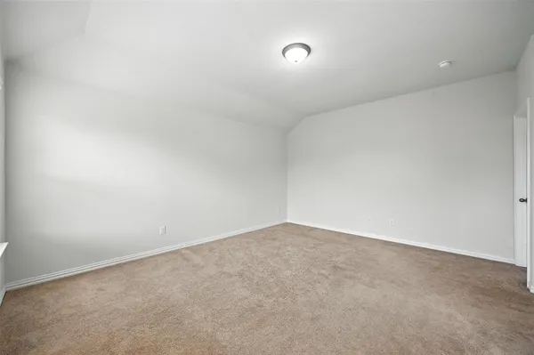 an empty room with an entryway