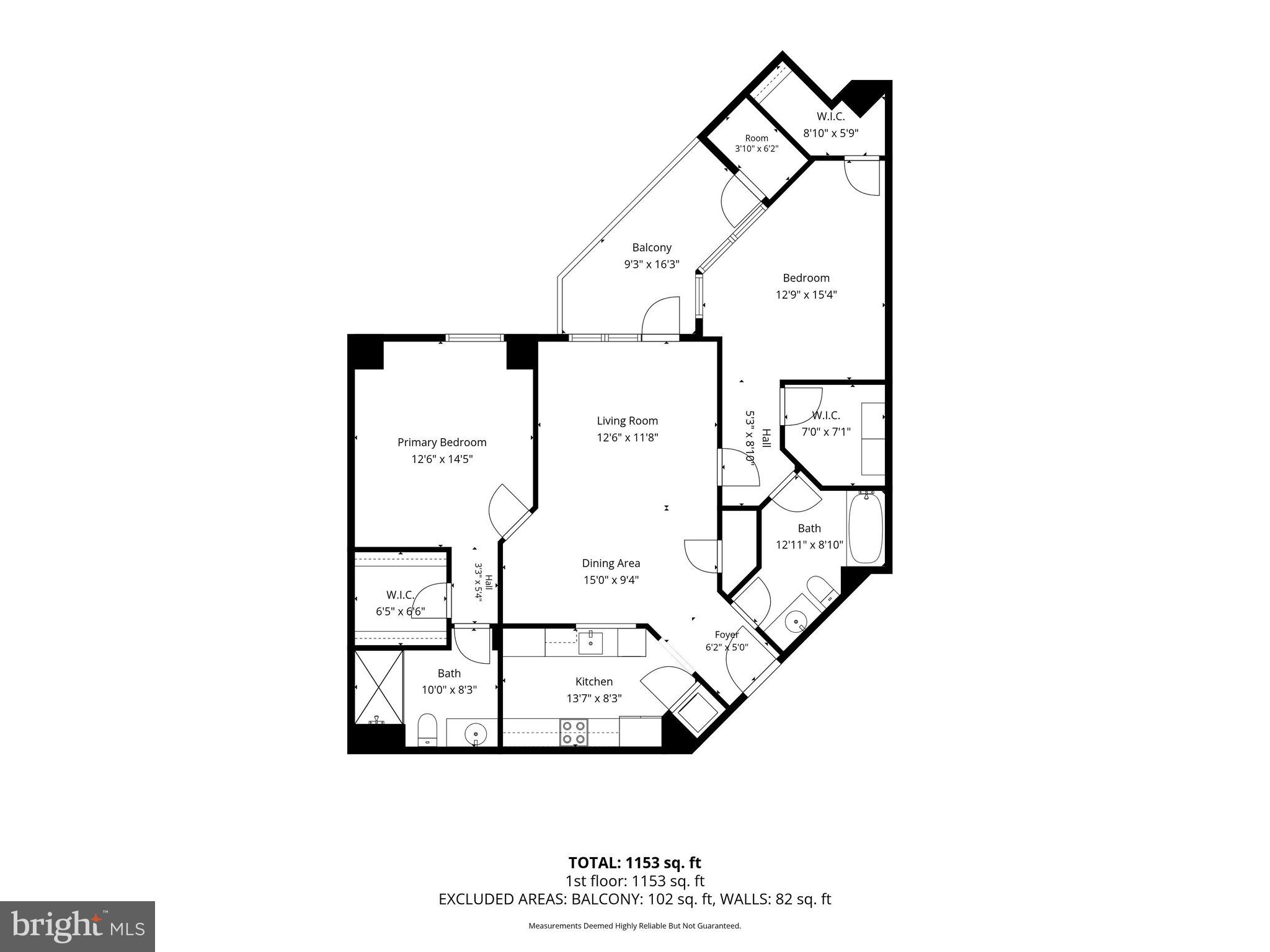 11800 Sunset Hills Road, Unit 815 Reston, VA 20190 - Photo 59 of 61 Room Measurements via Photographer