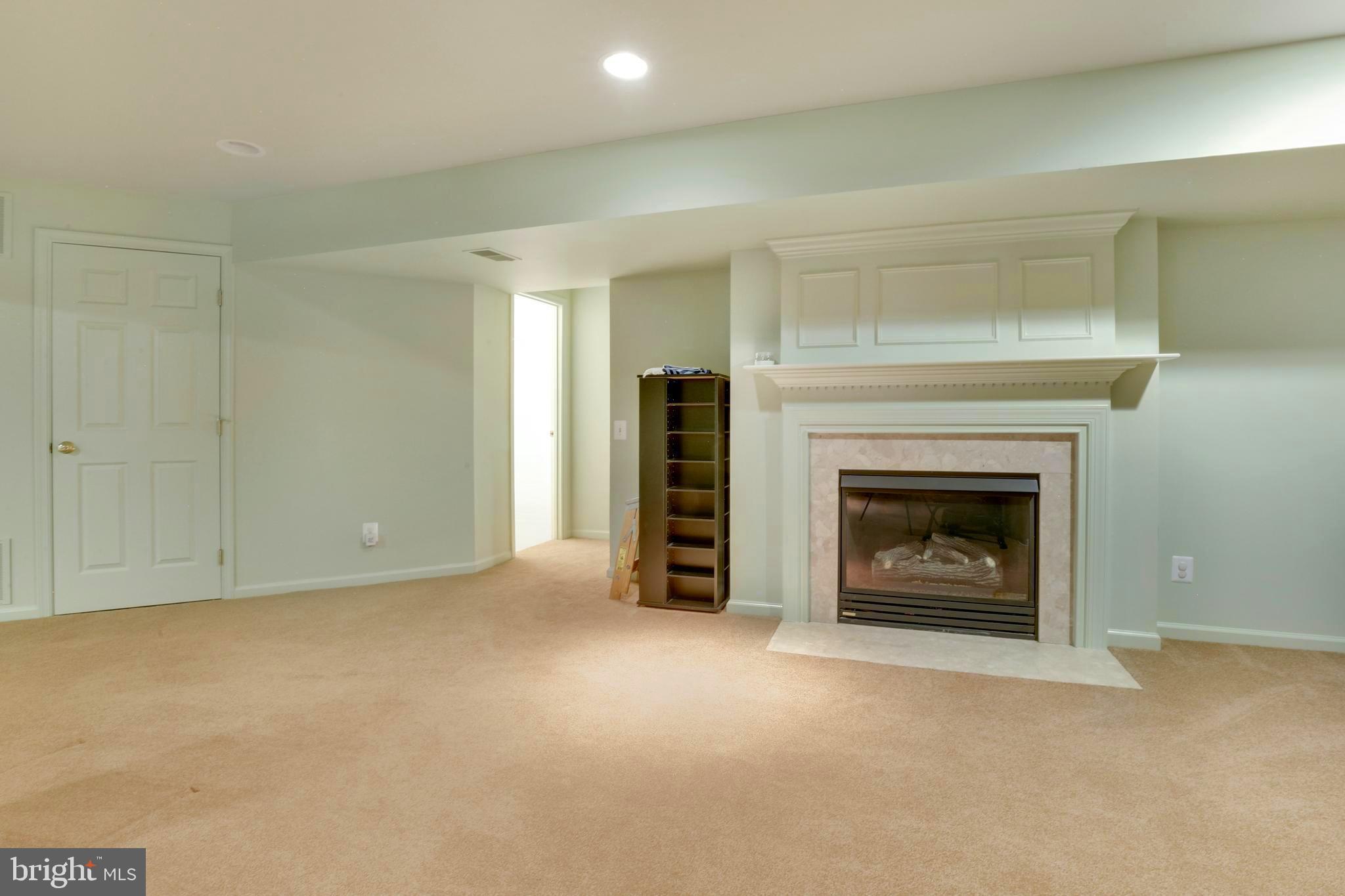 12351 Brown Fox Way Reston, VA 20191 - Photo 29 of 33 Basement Fireplace
