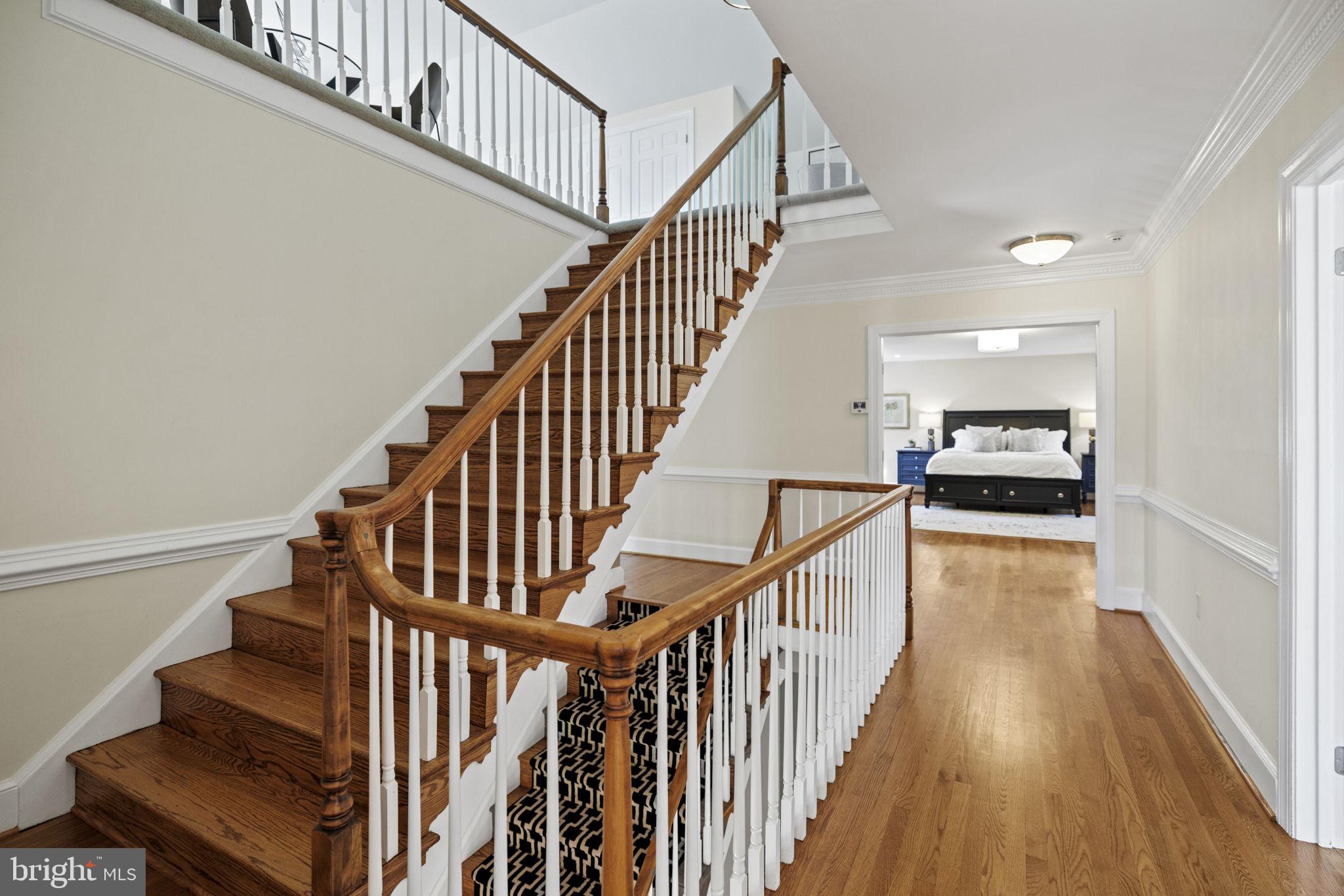 4006 Belle Rive Terrace Alexandria, VA 22309 - Photo 40 of 68 Staircase to Upper Level Loft