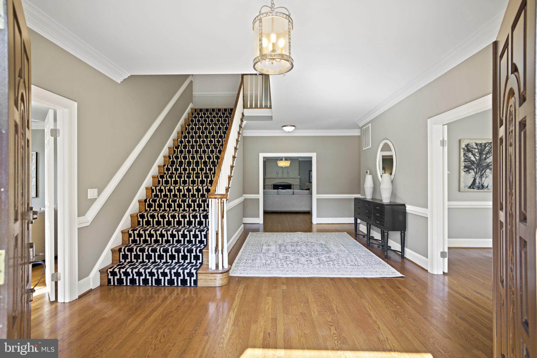Welcoming Foyer & Staircase