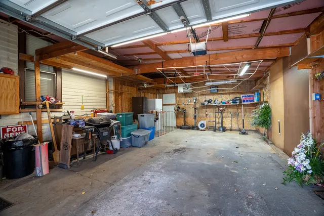 a view of storage and utility room