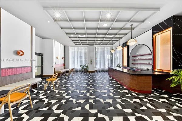 a very nice looking room with a large window