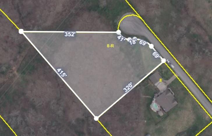 Wolf Peak Heiskell, TN 37754 - Photo 3 of 3 Aerial with dimensions and parcel overla