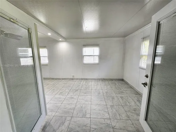 a view of livingroom with natural light