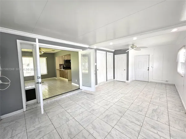 a view of an entryway of a house