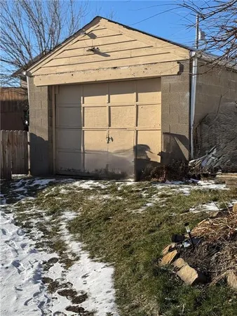 a backyard of a house