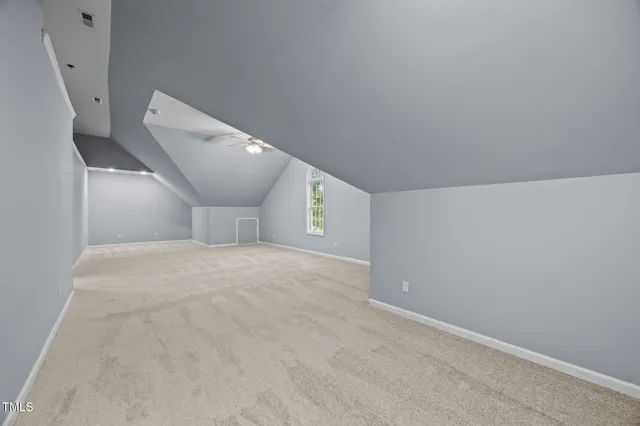 an empty room with a entryway