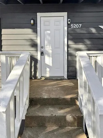 a view of entrance door of the house