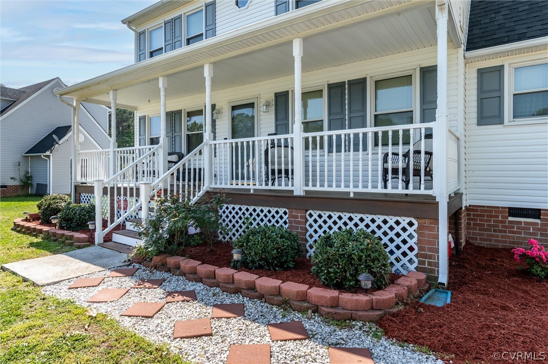 7329 Trailing Rock Road Prince George, VA 23875 - Photo 3 of 28 front view of a house