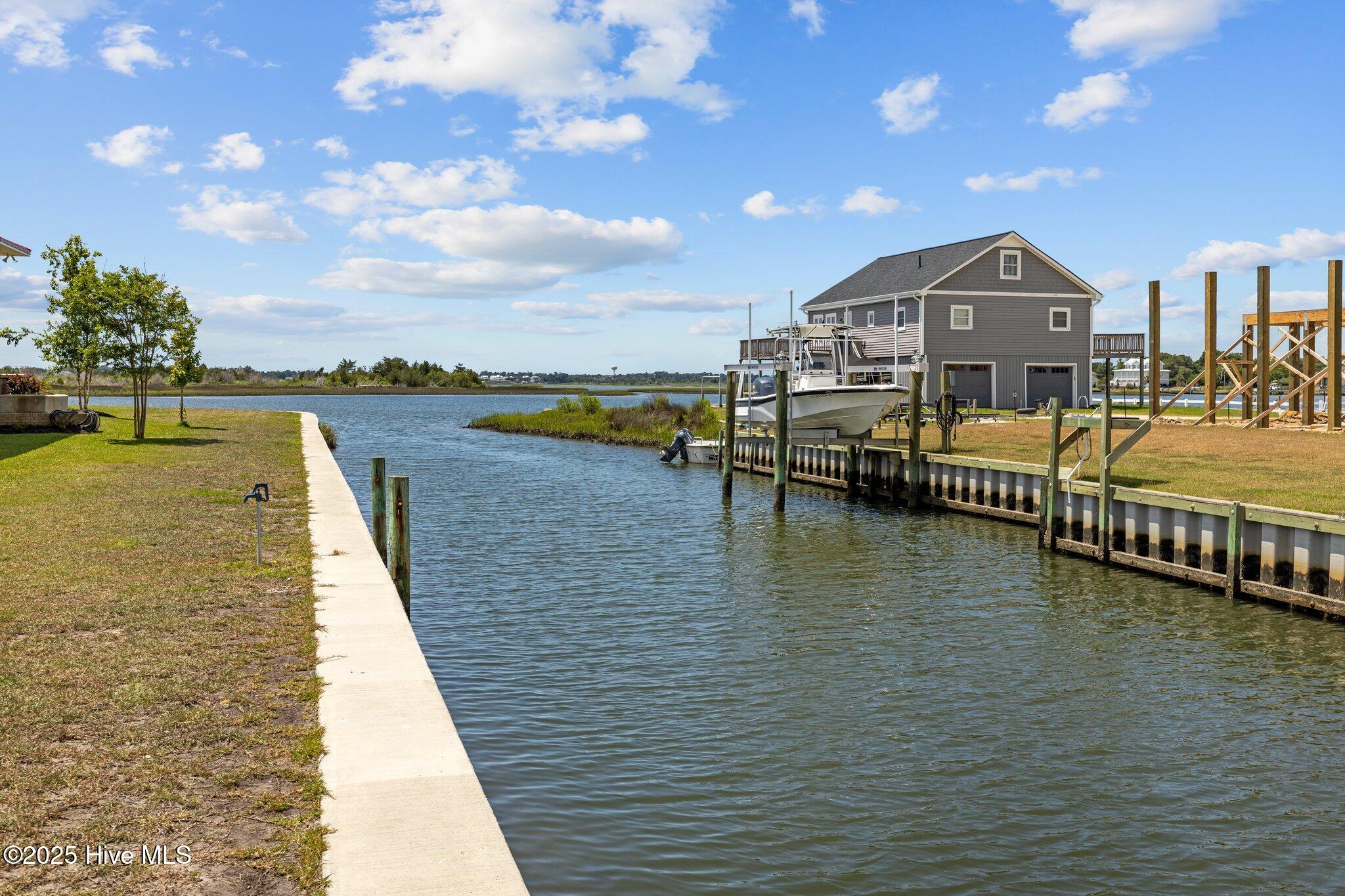 310 Lejeune Road Cape Carteret, NC 28584 - Photo 36 of 41 Canal view