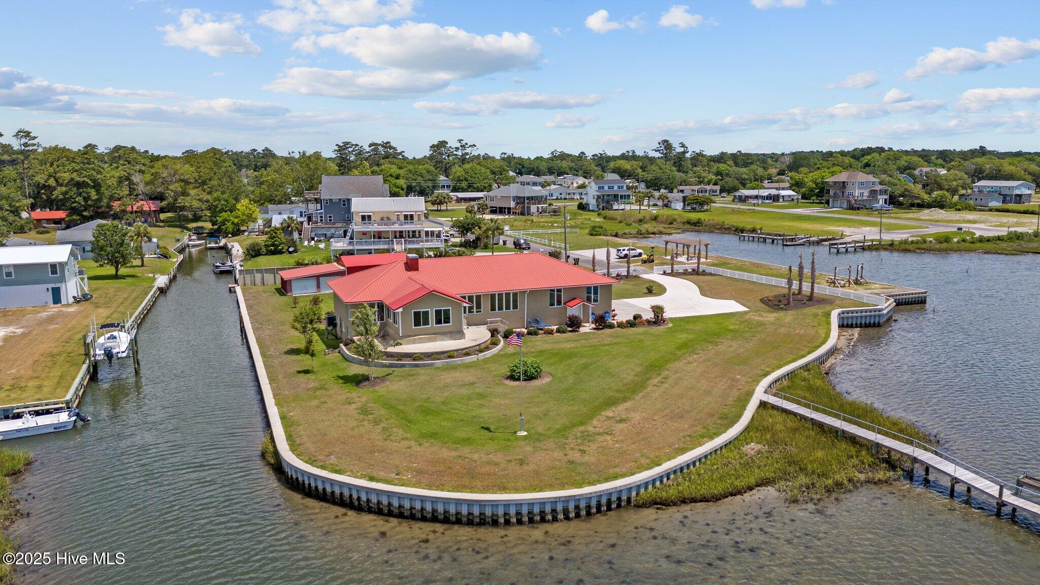 310 Lejeune Road Cape Carteret, NC 28584 - Photo 38 of 41 Aerial