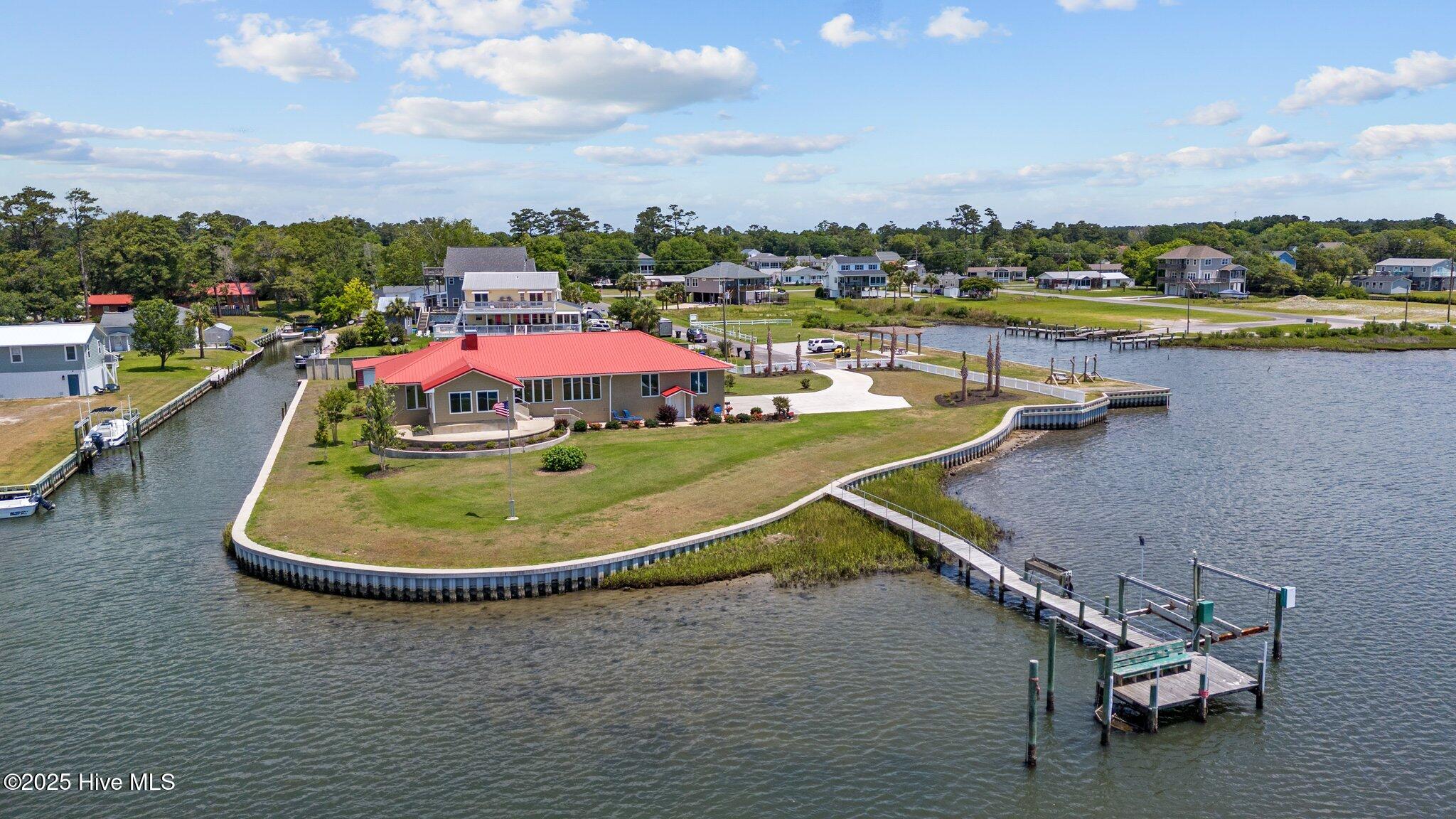 310 Lejeune Road Cape Carteret, NC 28584 - Photo 39 of 41 Aerial