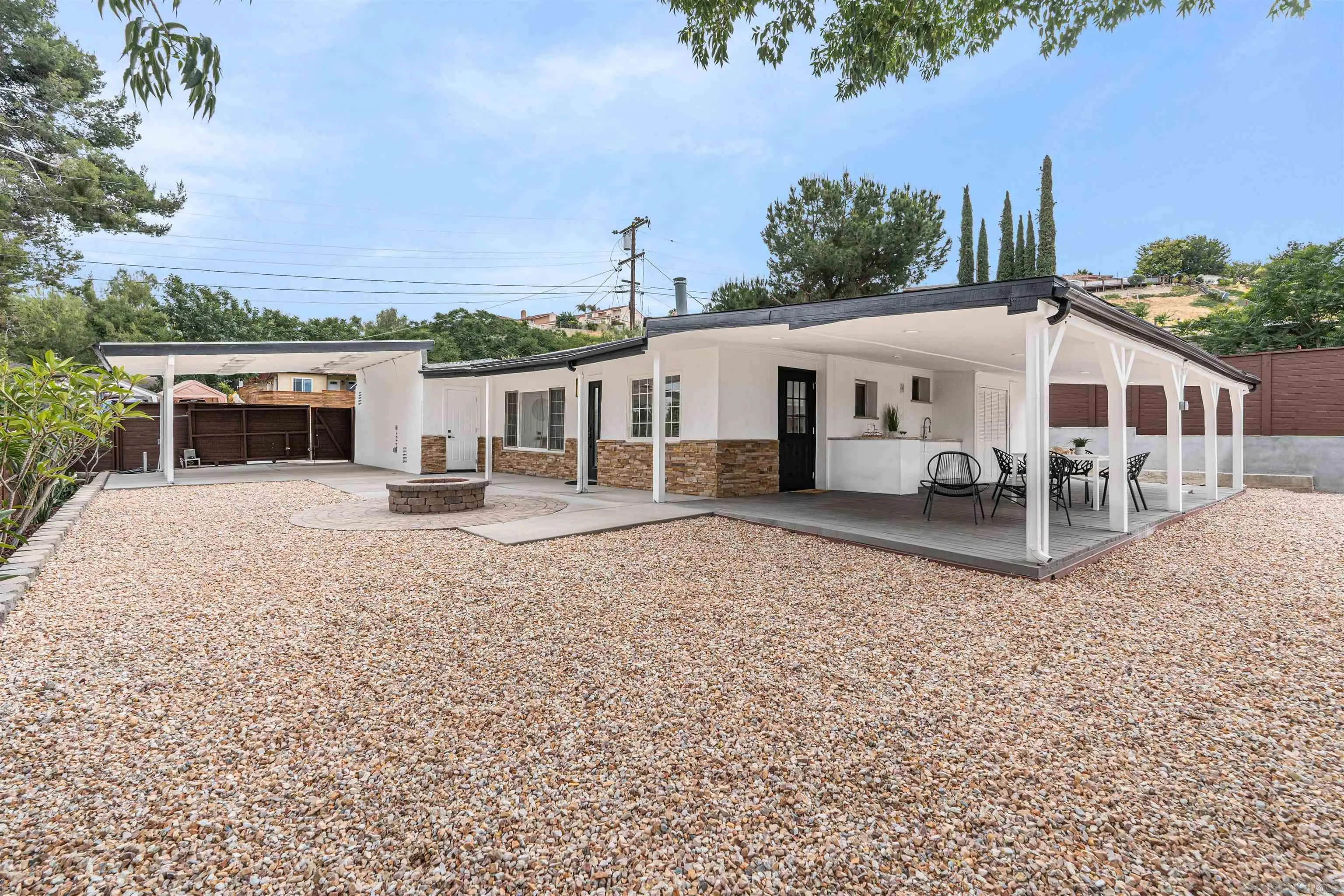 9376 Starcrest Drive Santee, CA 92071 - Photo 32 of 39 an arial view of a house with backyard