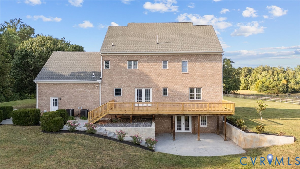 16431 River Road Chesterfield, VA 23838 - Photo 2 of 28 a aerial view of a house with swimming pool and sitting area
