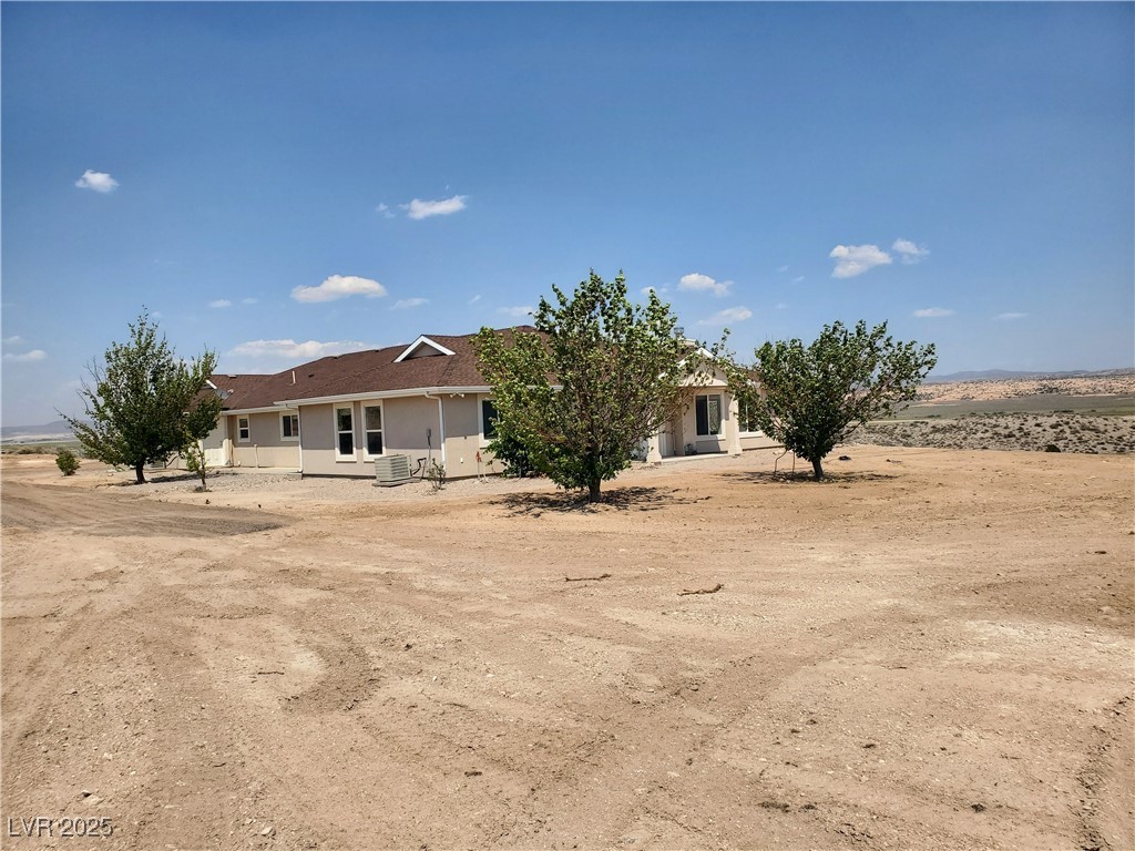 5272 Truman Lane Caliente, NV 89008 - Photo 38 of 39 View of front of house featuring stucco siding