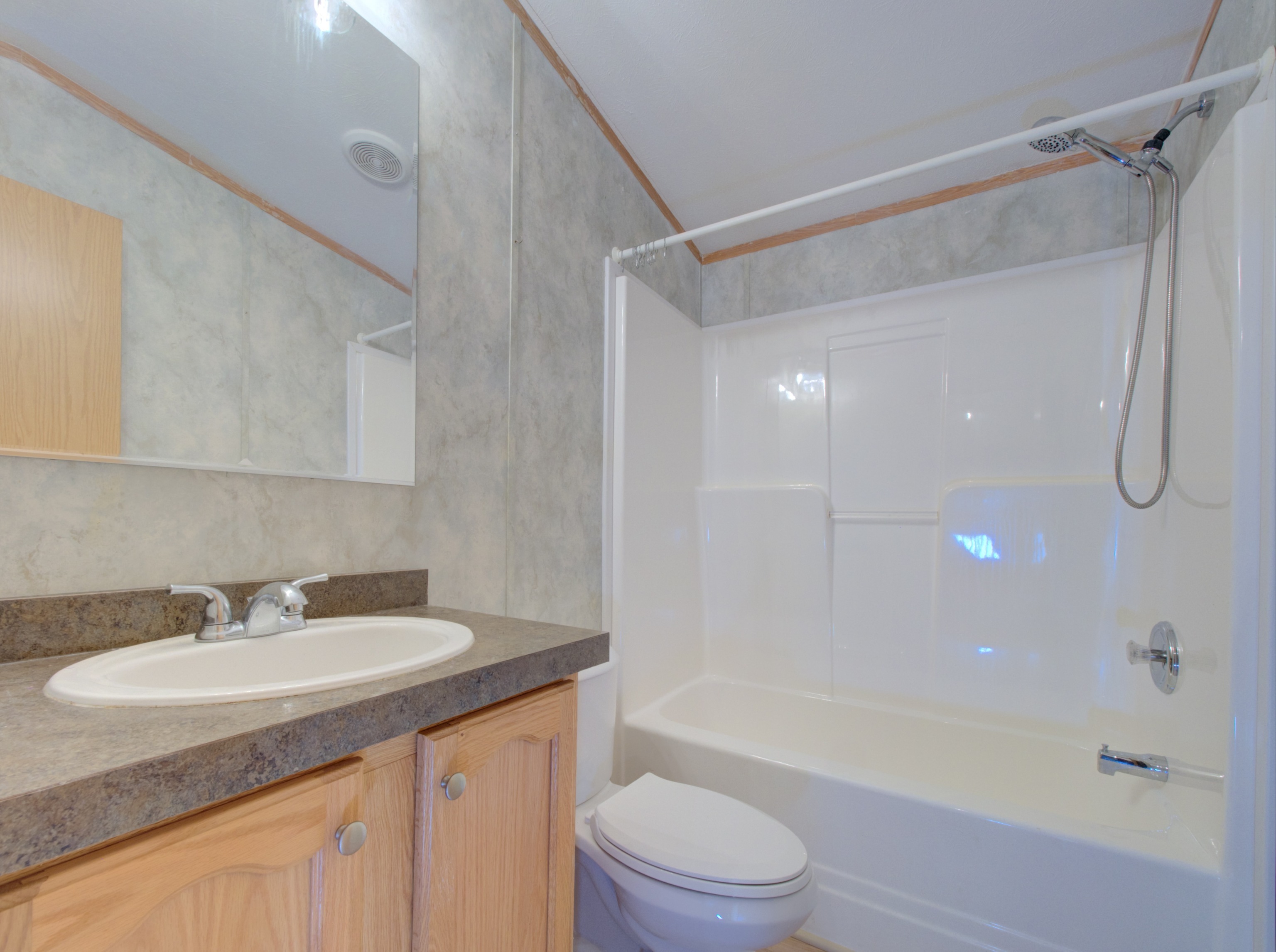932 Long Cove Road Ledyard, CT 06335 - Photo 24 of 34 a bathroom with a granite countertop sink toilet and shower