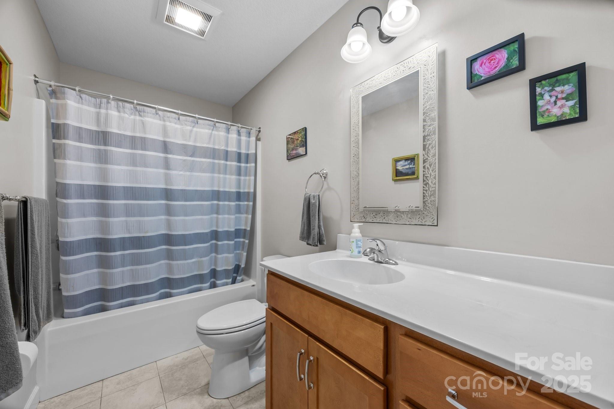 17 Laurel Road Arden, NC 28704 - Photo 19 of 45 a bathroom with a sink a toilet and shower