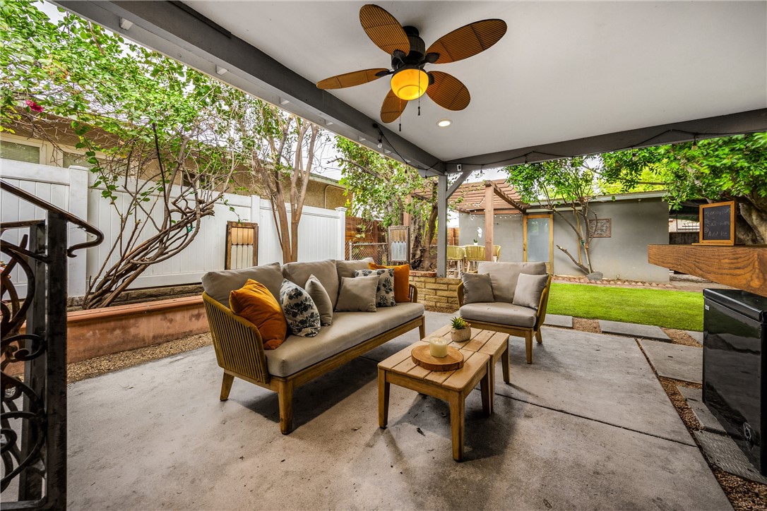 6957 Lindley Avenue Reseda, CA 91335 - Photo 20 of 27 a outdoor living space with furniture and garden view