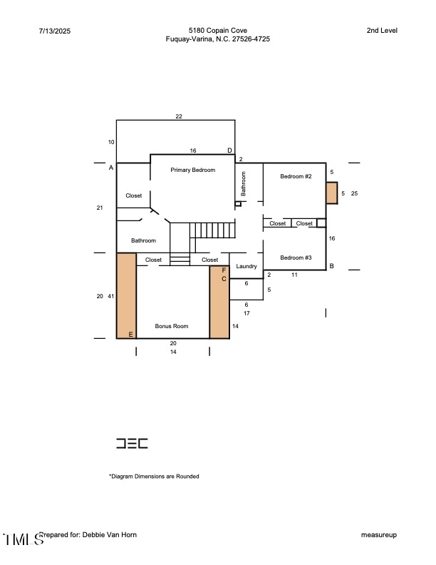 5180 Copain Cove Fuquay-Varina, NC 27526 - Photo 42 of 45 a picture of a floor plan