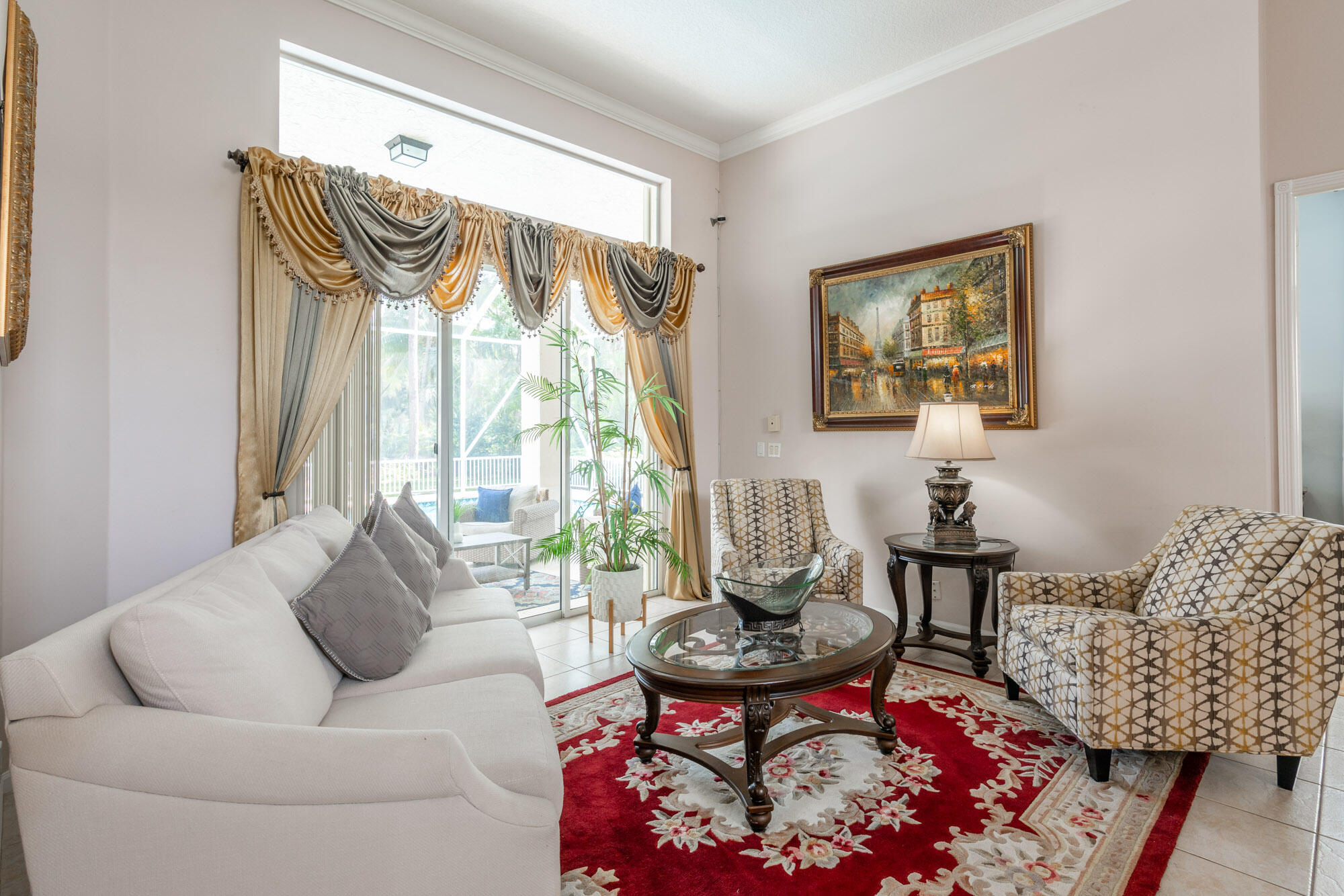 750 Cedar Cove Road Wellington, FL 33414 - Photo 5 of 37 a living room with furniture and a large window