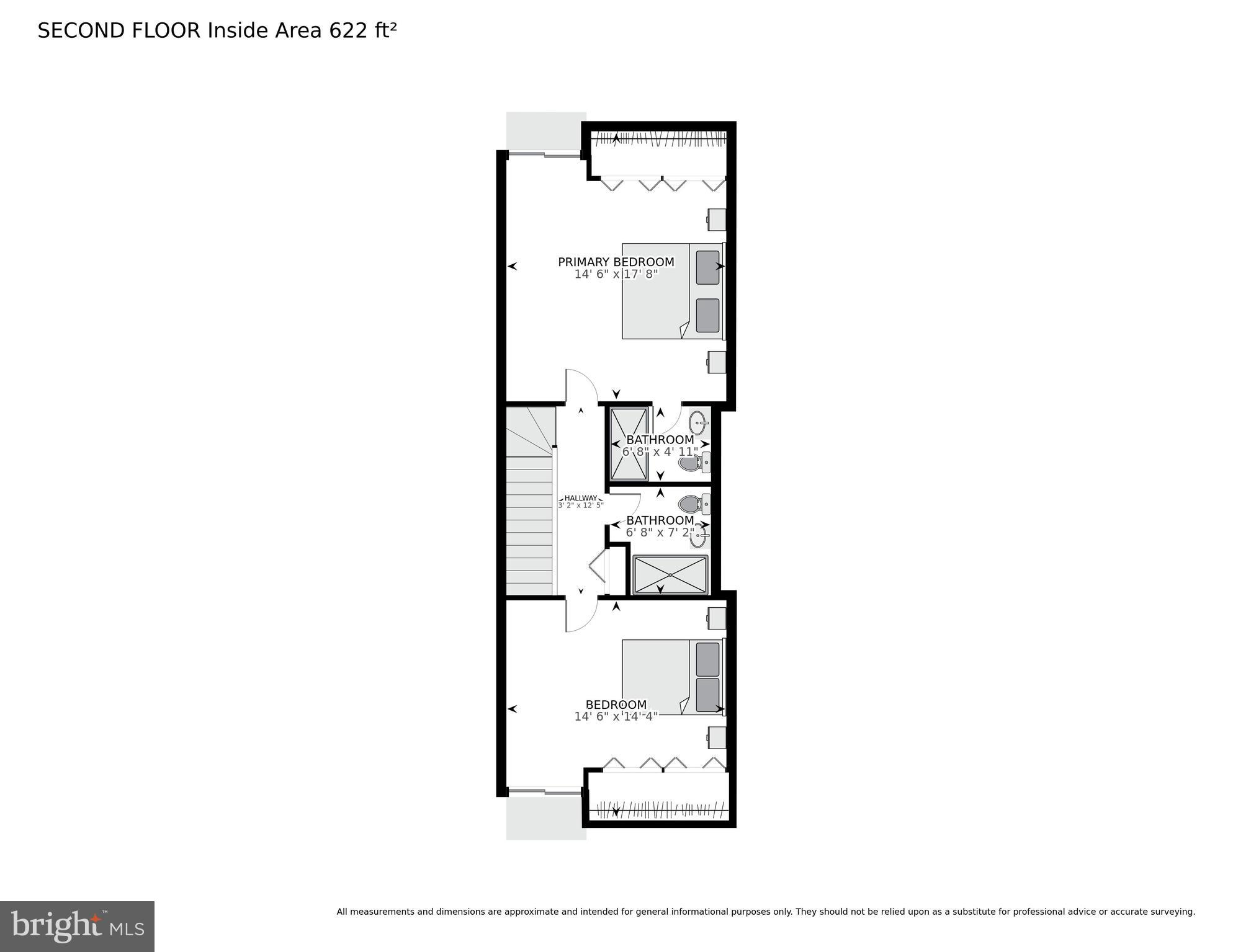 260 M Street Southwest, Unit 24 Washington, DC 20024 - Photo 41 of 43 Upper Level Floor Plan