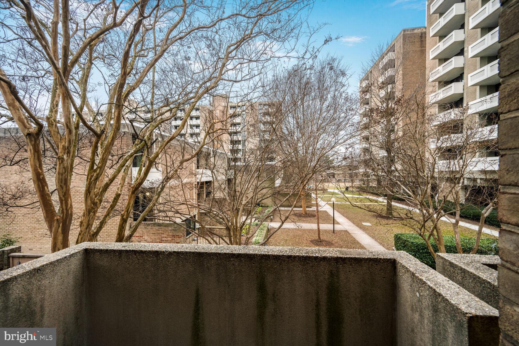 260 M Street Southwest, Unit 24 Washington, DC 20024 - Photo 21 of 43 View from 2nd Bedroom Balcony