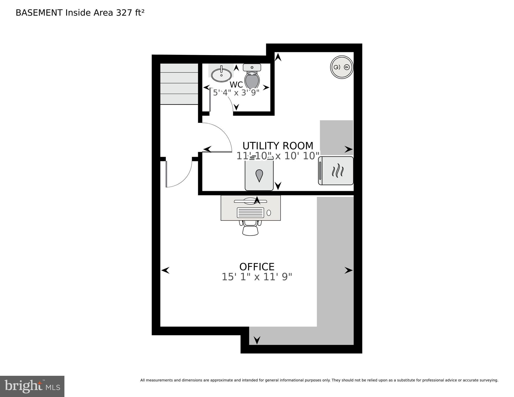 260 M Street Southwest, Unit 24 Washington, DC 20024 - Photo 42 of 43 Lower Level Floor Plan