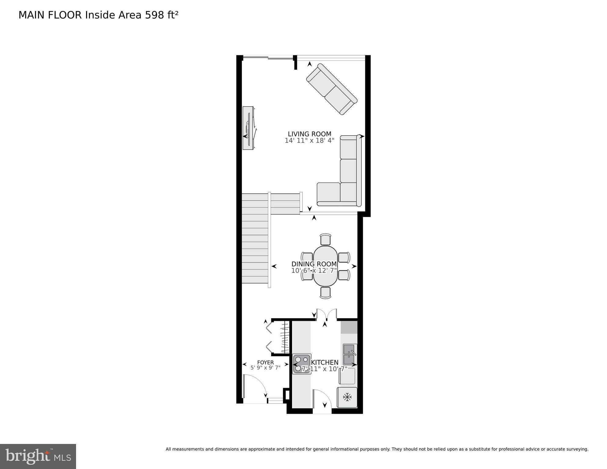 260 M Street Southwest, Unit 24 Washington, DC 20024 - Photo 40 of 43 Main Level Floor Plan