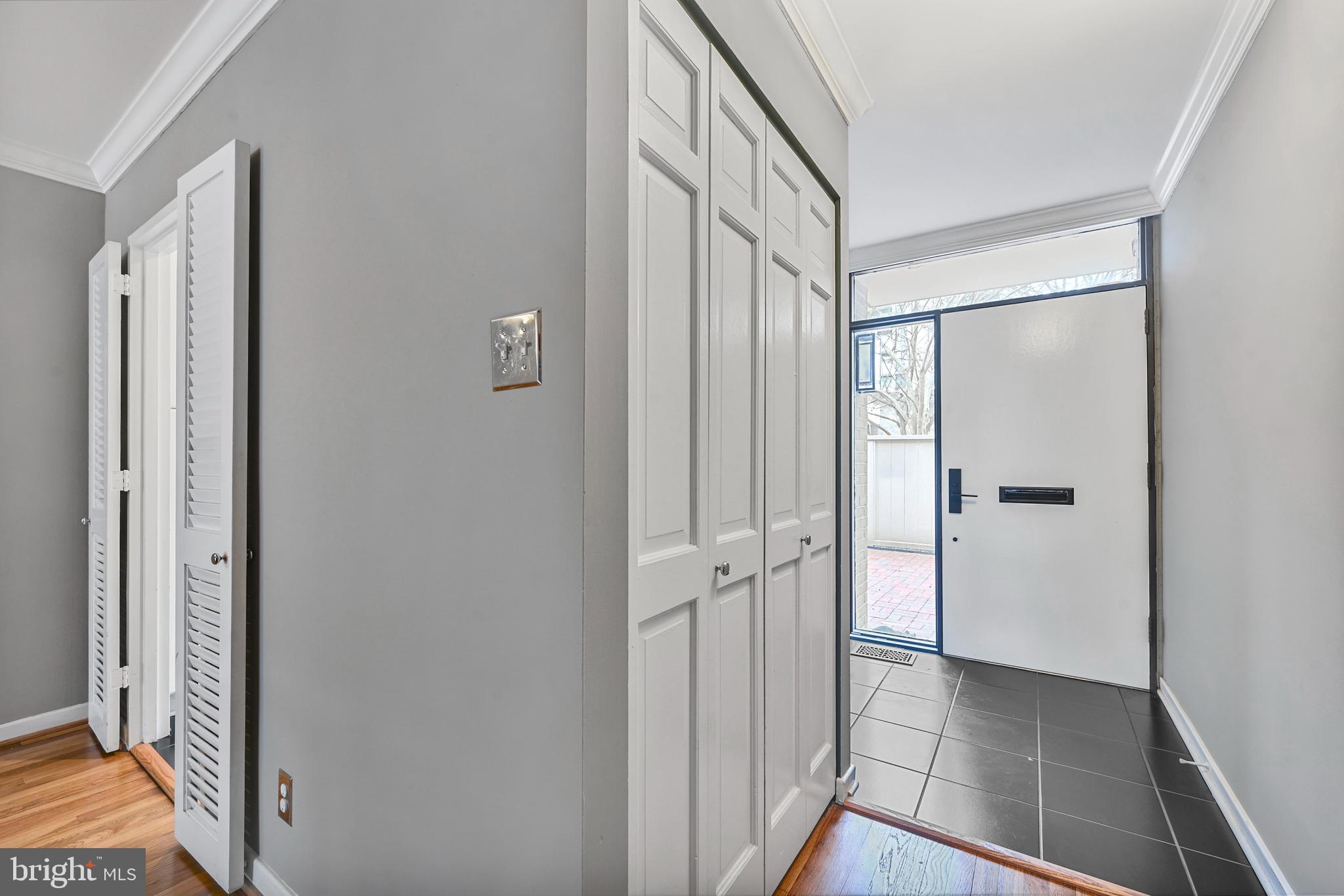 260 M Street Southwest, Unit 24 Washington, DC 20024 - Photo 5 of 43 Front Foyer with Coat Closet
