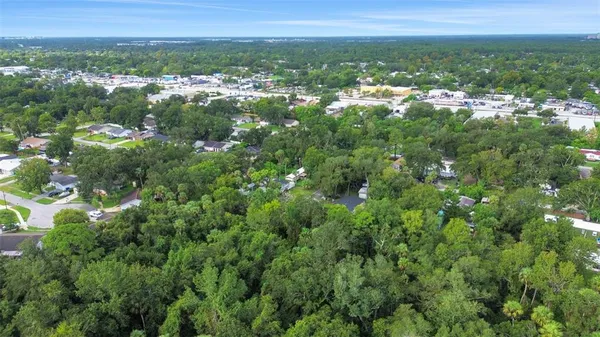 a view of city and mountain