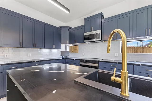 a view of a hallway with closet