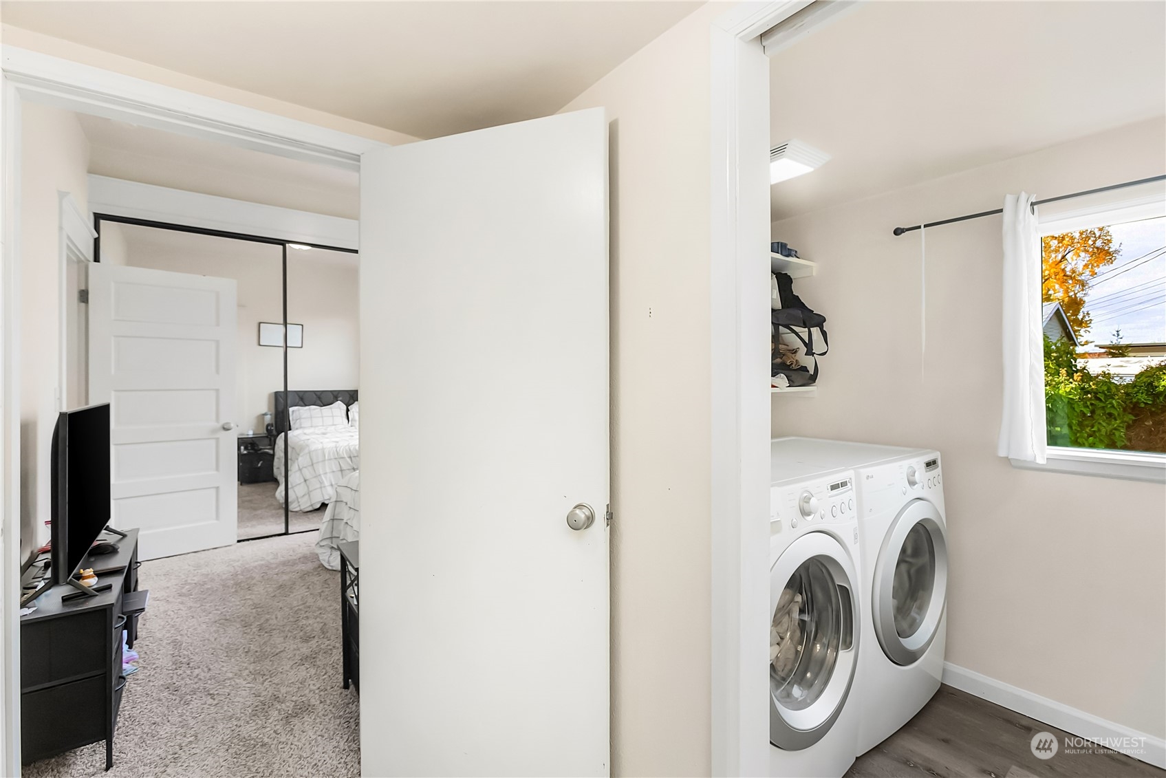 315 Shore Drive Bremerton, WA 98310 - Photo 21 of 38 a view of a storage & utility room with a washer dryer