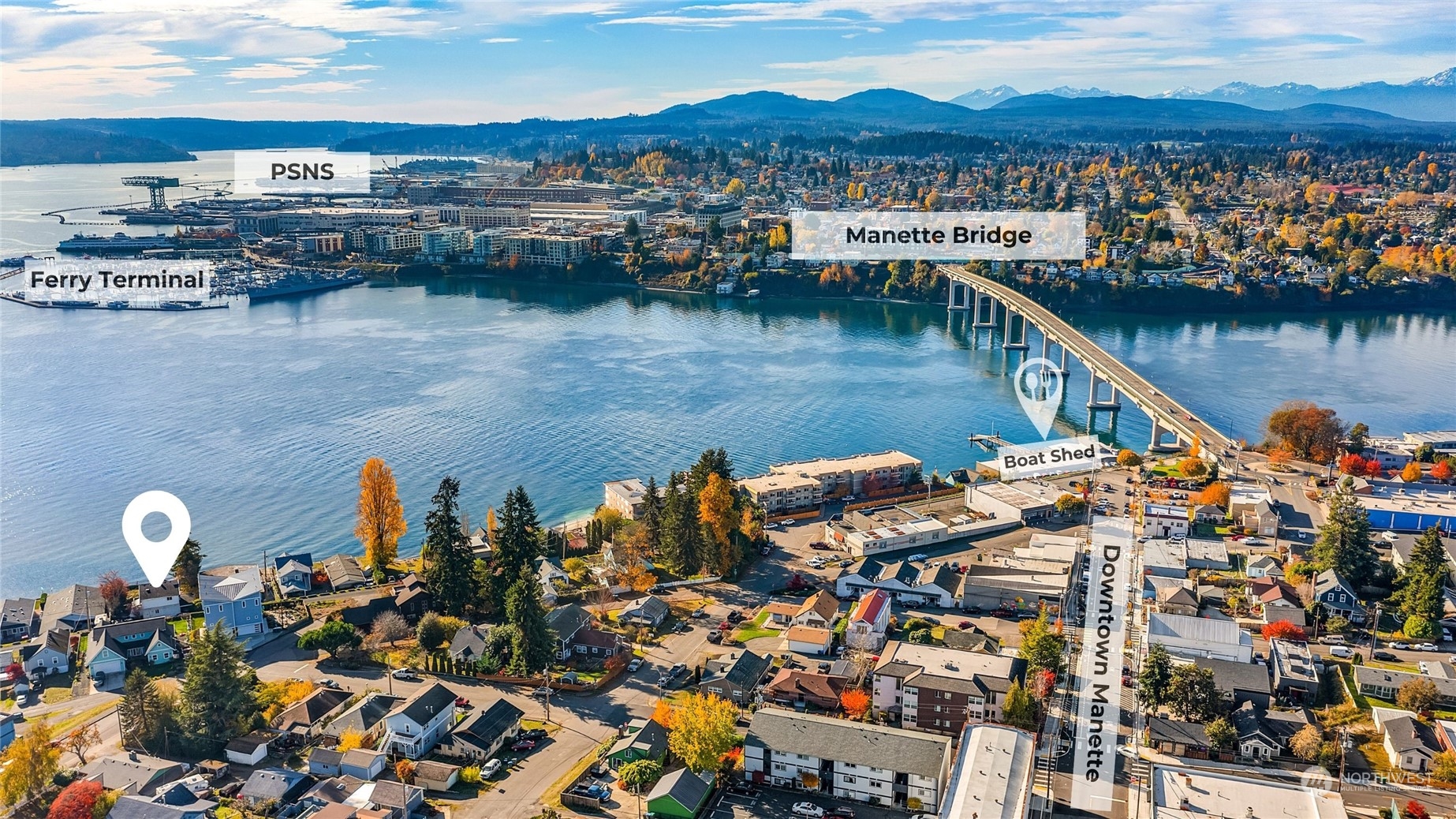 315 Shore Drive Bremerton, WA 98310 - Photo 5 of 38 a view of a lake