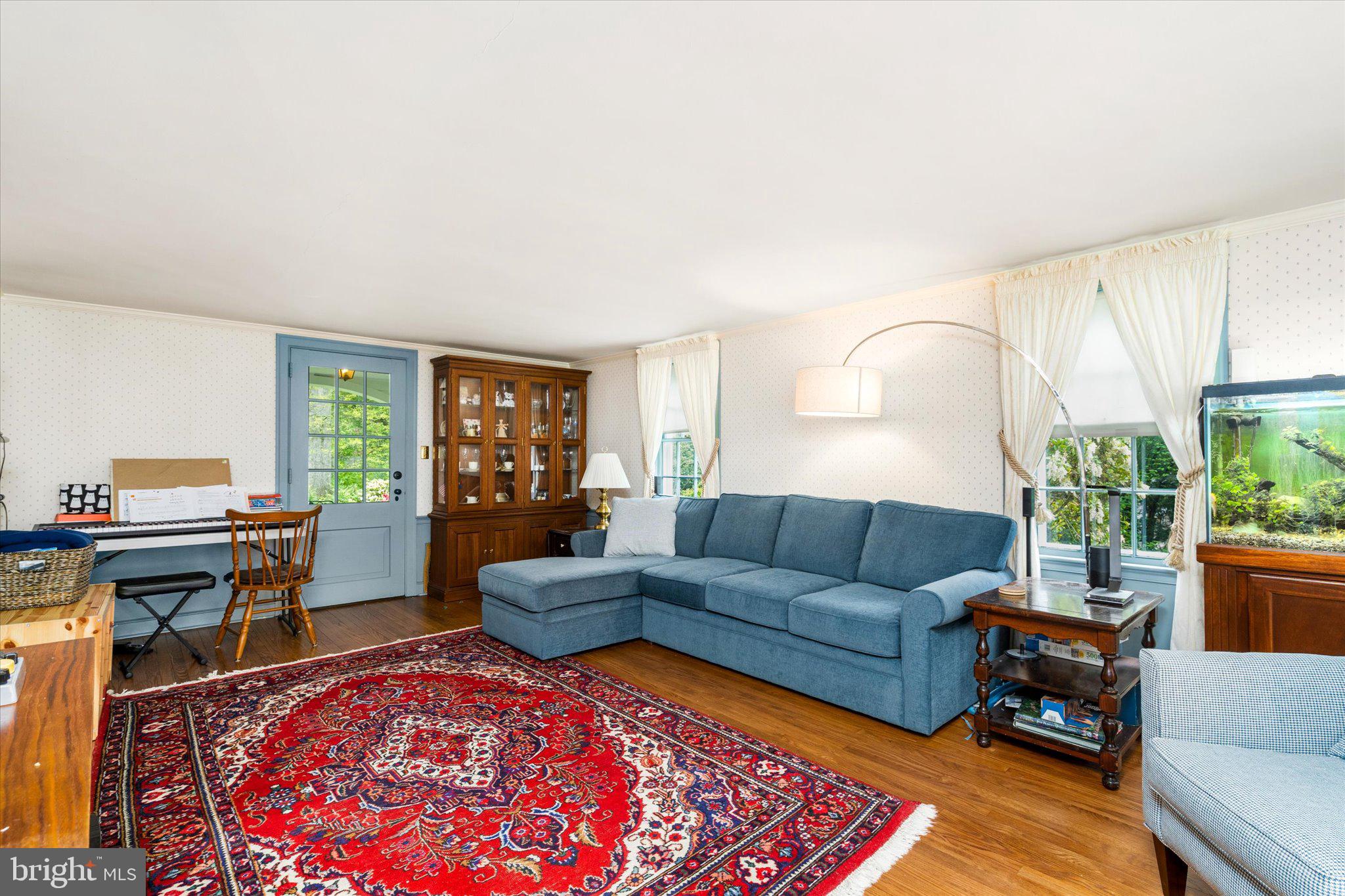 21 Elm Road Princeton, NJ 08540 - Photo 4 of 28 a living room with furniture and a wooden floor