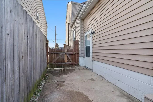 a view of outdoor space and deck